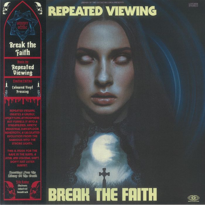 REPEATED VIEWING - Break The Faith vinyl sleeve