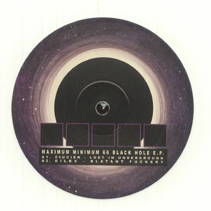 CIUCIEK/DILKS/LUCA POINTZERO/PEST CONTROL - Black Hole EP vinyl sleeve