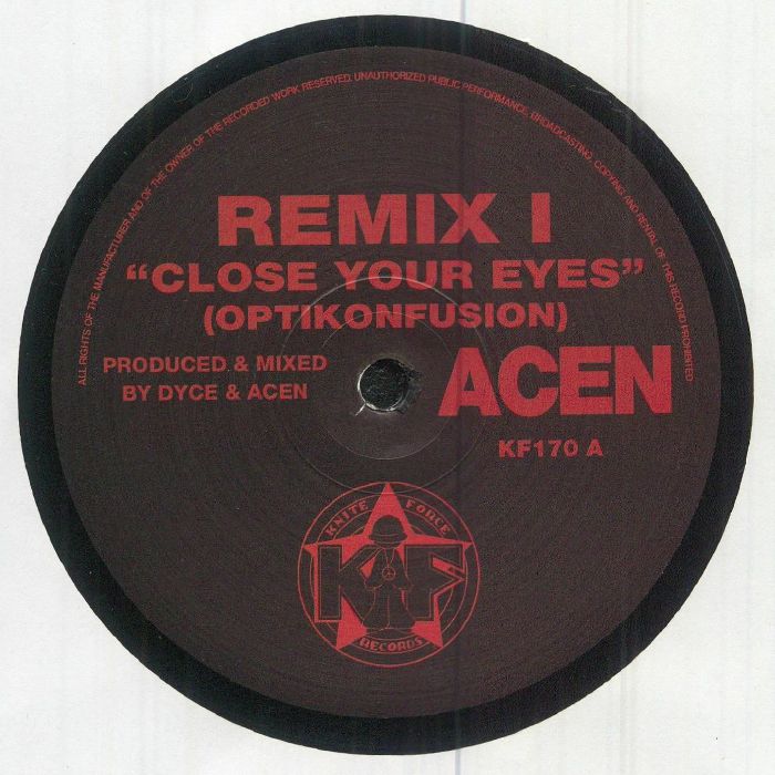ACEN - Close Your Eyes EP (New Old Art Edition) vinyl sleeve