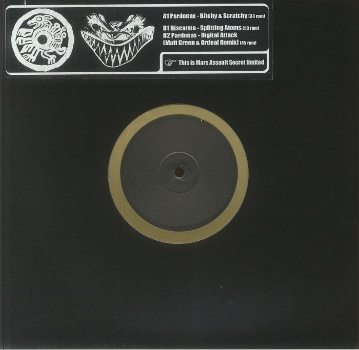 PARDONAX/BISCANNA - Mars Assault Secret Limited vinyl sleeve