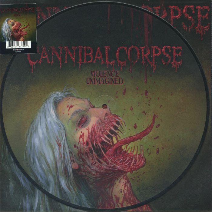 CANNIBAL CORPSE - Violence Unimagined (reissue) vinyl sleeve