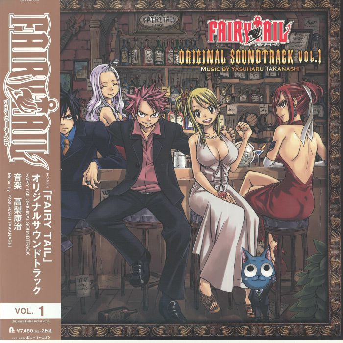 TAKANASHI, Yasuharu - Fairy Tail Vol 1 (Soundtrack) vinyl sleeve