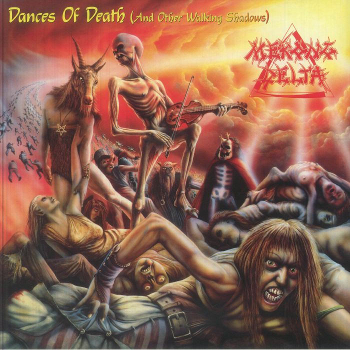 MEKONG DELTA - Dances Of Death & Other Walking Shadows vinyl sleeve