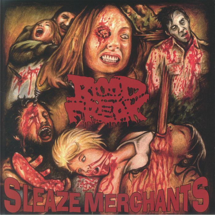 BLOOD FREAK - Sleaze Merchants (reissue) vinyl sleeve