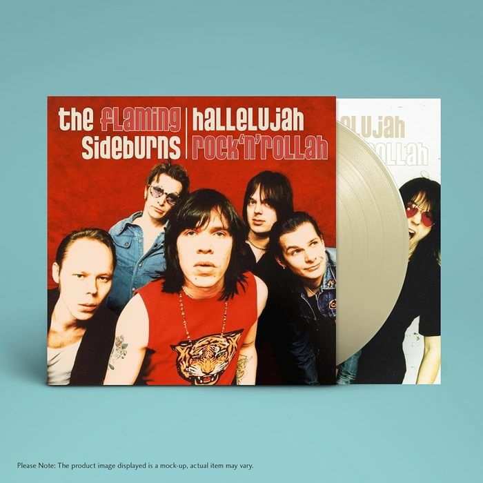 FLAMING SIDEBURNS, The - Hallelujah Rock'n'Rollah (25th Anniversary Edition) (remastered) vinyl sleeve