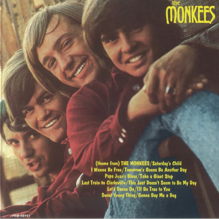 MONKEES, The - The Monkees (reissue) vinyl sleeve