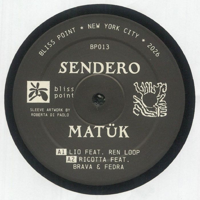 MATUK - Sendero EP vinyl sleeve
