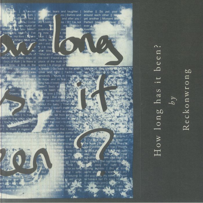 RECKONWRONG - How Long Has It Been? vinyl sleeve