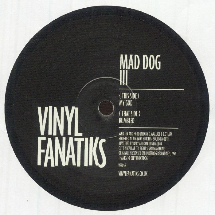 MAD DOG - Mad Dog III (repress) vinyl sleeve