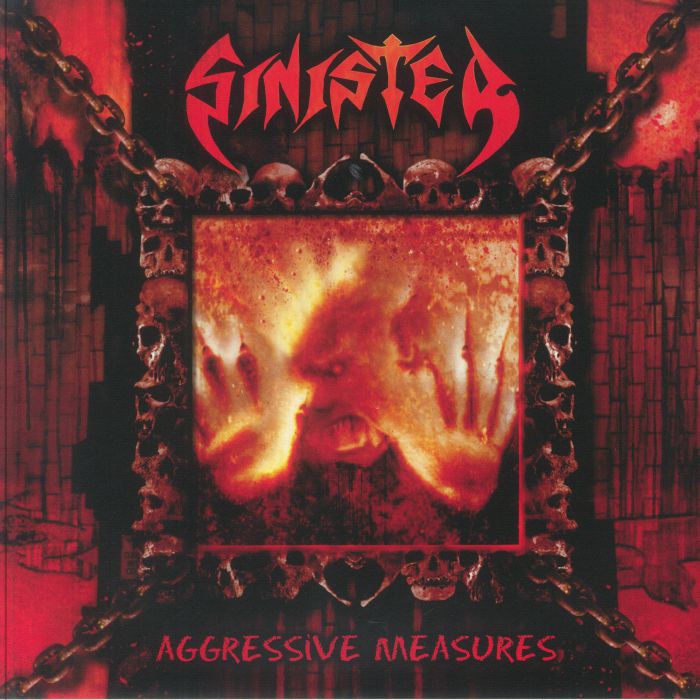 SINISTER - Aggressive Measures vinyl sleeve