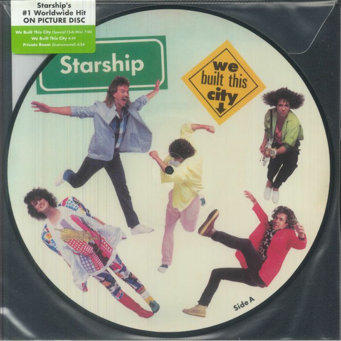 STARSHIP - We Built This City vinyl sleeve