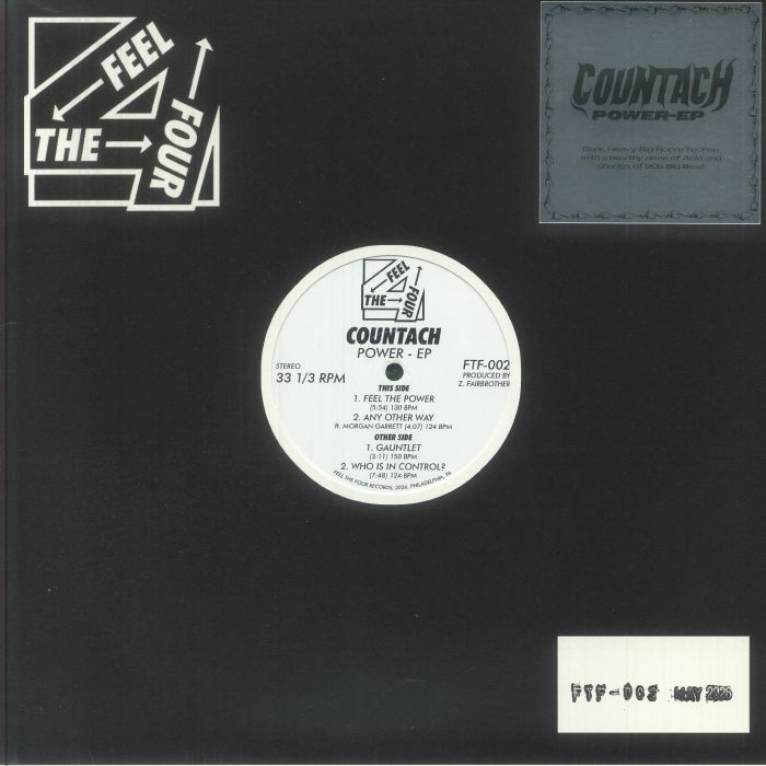 COUNTACH - Power EP vinyl sleeve