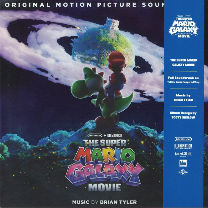 TYLER, Brian - The Super Mario Galaxy Movie (Soundtrack) vinyl sleeve