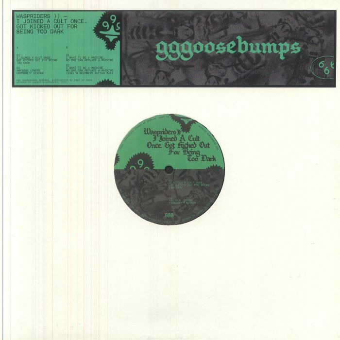 WASPRIDERS aka DAN ONLY/PLETNEV - I Joined A Cult Once Got Kicked Out For Being Too Dark vinyl sleeve