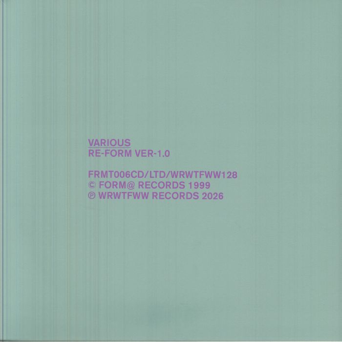 VARIOUS - Re Form Ver 1.0 vinyl sleeve