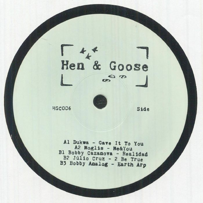 DUKWA/MOGLIS/BOBBY CAZANOVA/JULIO CRUZ/BOBBY ANALOG - Hen & Goose 006 vinyl sleeve