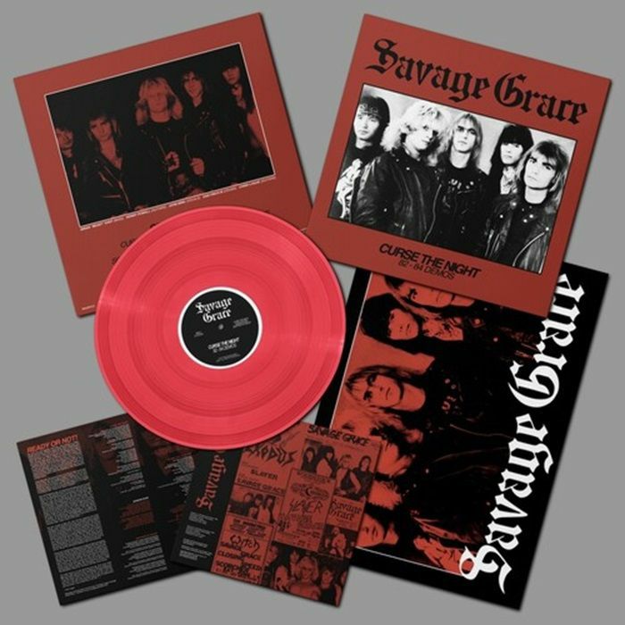 SAVAGE GRACE - Curse The Night: 82-84 Demos vinyl sleeve