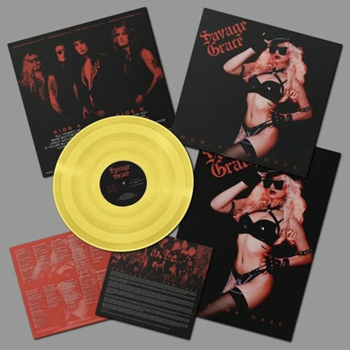 SAVAGE GRACE - New York Daze vinyl sleeve