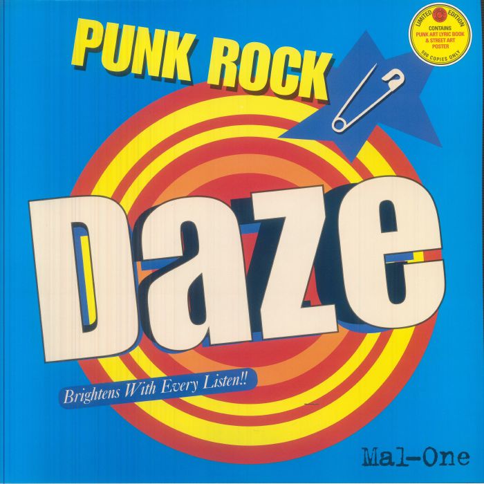MAL ONE - Punk Rock Daze vinyl sleeve