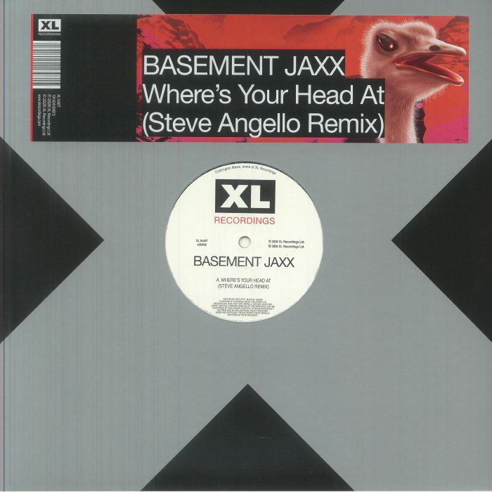 BASEMENT JAXX - Where's Your Head At (Steve Angello remix) vinyl sleeve