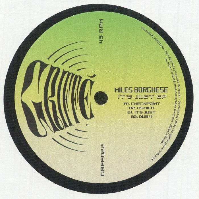BORGHESE, Miles - It's Just EP vinyl sleeve