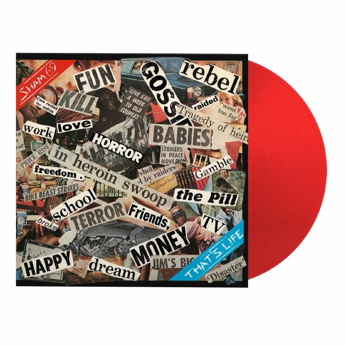 SHAM 69 - That's Life (reissue) vinyl sleeve