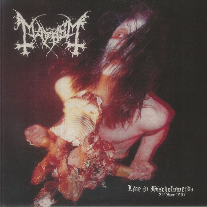 MAYHEM - Live In Bischofswerda vinyl sleeve