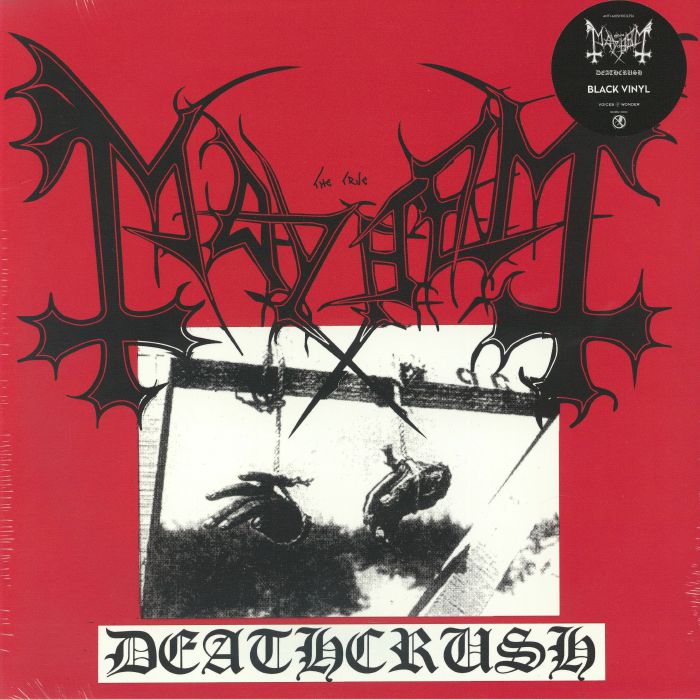 MAYHEM - Deathcrush vinyl sleeve