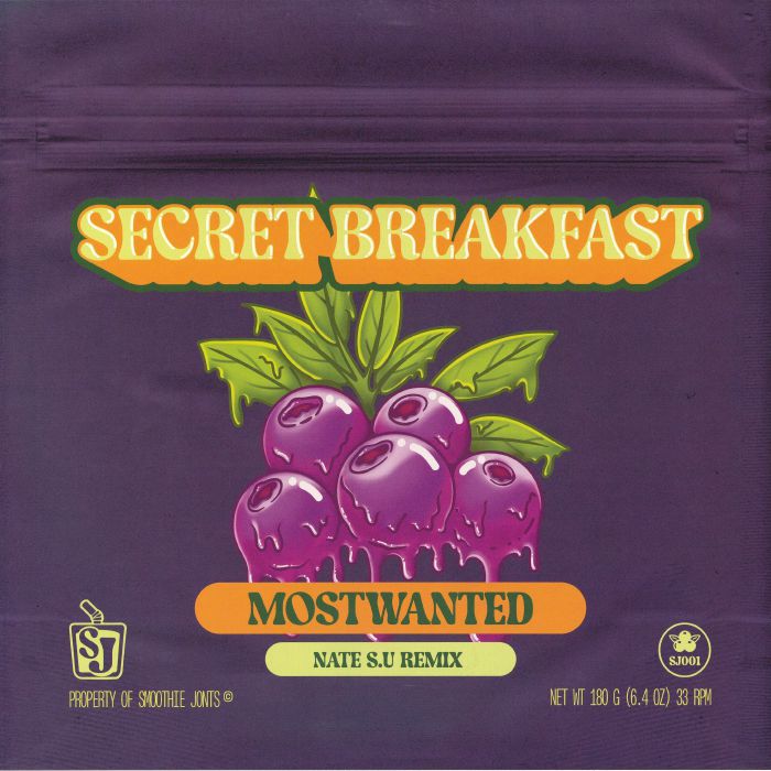 MOSTWANTED - Secret Breakfast vinyl sleeve
