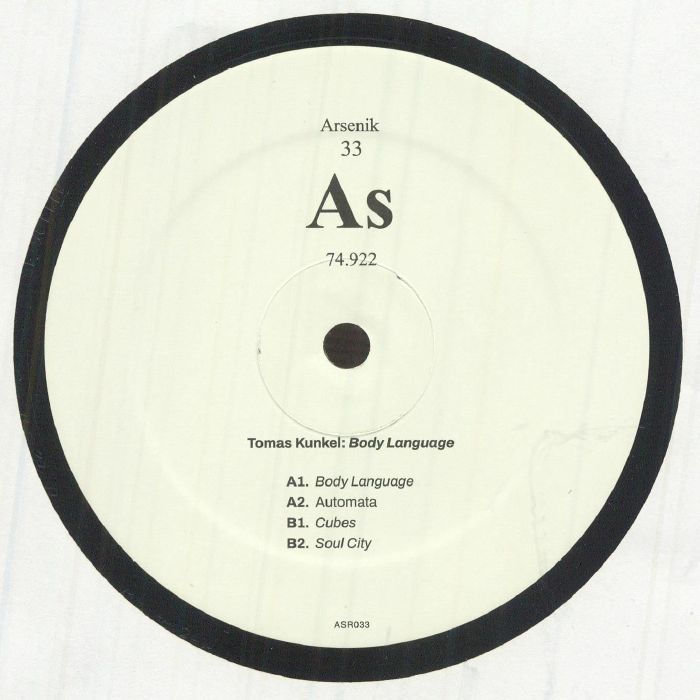 KUNKEL, Tomas - Body Language vinyl sleeve