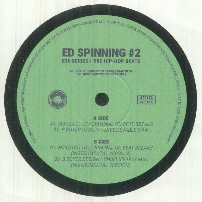 UGLY MAC BEER - Ed Spinning #2 vinyl sleeve