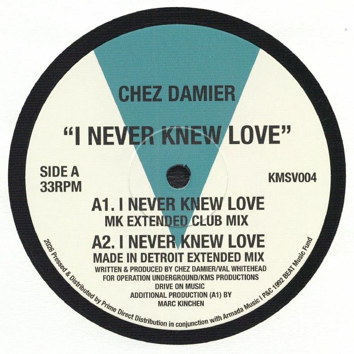 DAMIER, Chez - I Never Knew Love (reissue) vinyl sleeve
