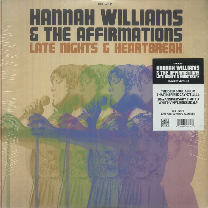 WILLIAMS, Hannah/THE AFFIRMATIONS - Late Nights & Heartbreak (10th Anniversary Edition) vinyl sleeve