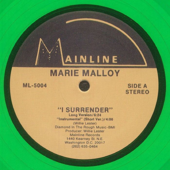 MALLOY, Marie - I Surrender (reissue) vinyl sleeve