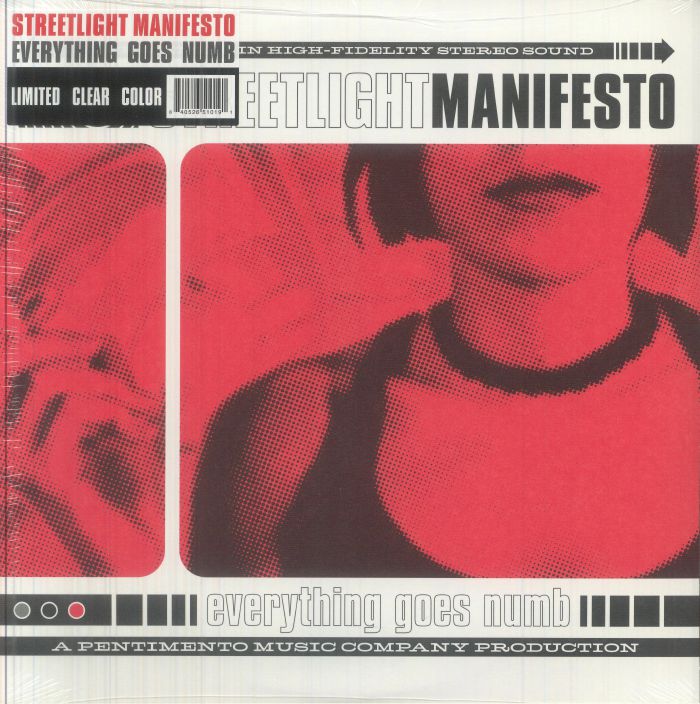 STREETLIGHT MANIFESTO - Everything Goes Numb (reissue) vinyl sleeve