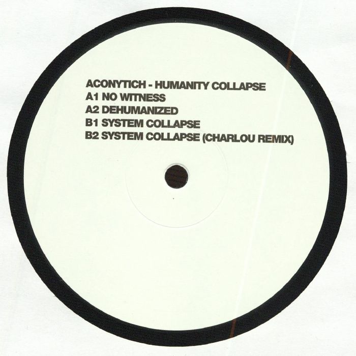 ACONYTICH - Humanity Collapse vinyl sleeve