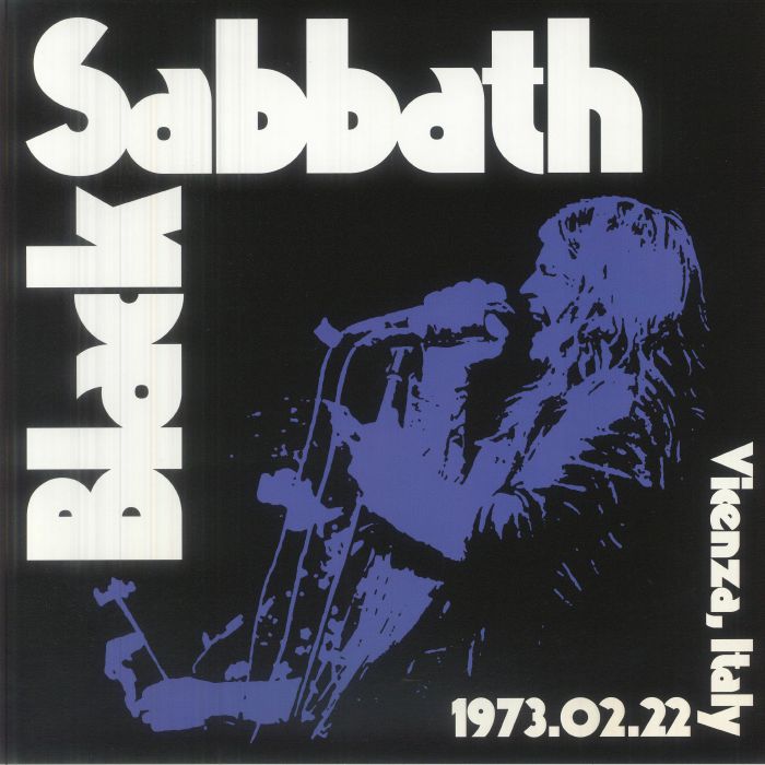 BLACK SABBATH - Vicenza Italy 1973/02/22: FM Broadcast vinyl sleeve