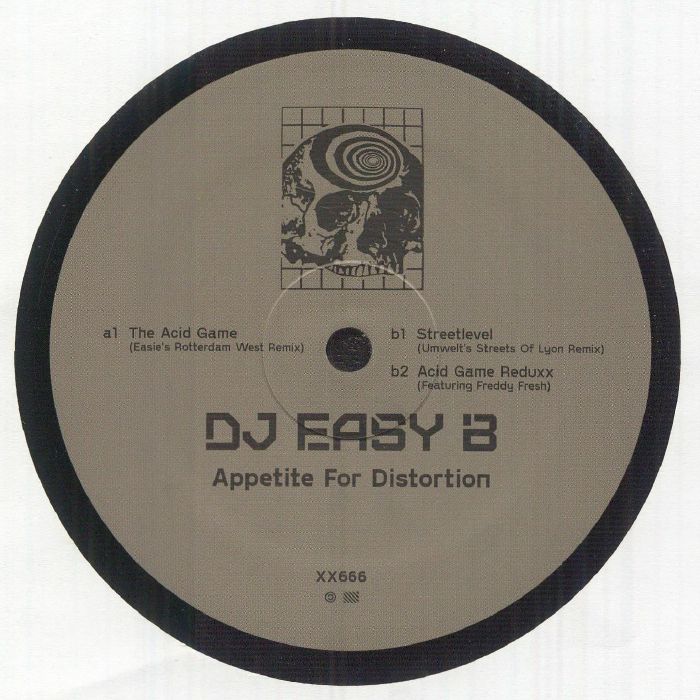 DJ EASY B - Appetite For Distortion vinyl sleeve