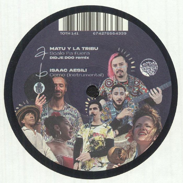 MATU Y LA TRIBU/ISAAC AESILI - Sacalo Pa Fuera vinyl sleeve