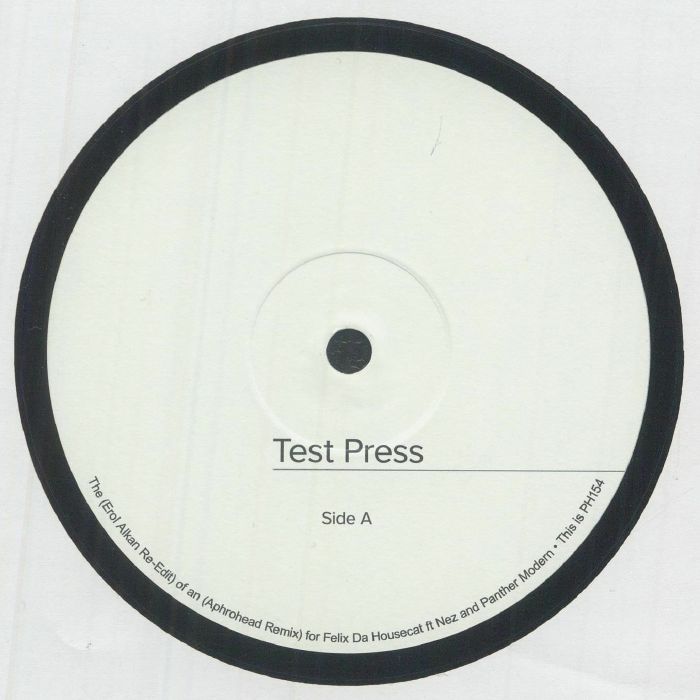 FELIX DA HOUSECAT - Test Press vinyl sleeve