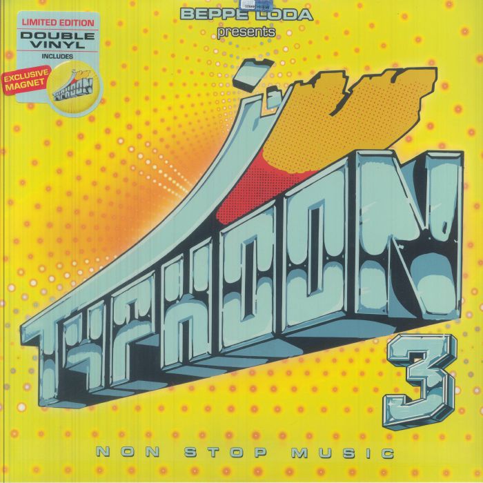 LODA, Beppe presents TYPHOON 3 - Non Stop Music vinyl sleeve
