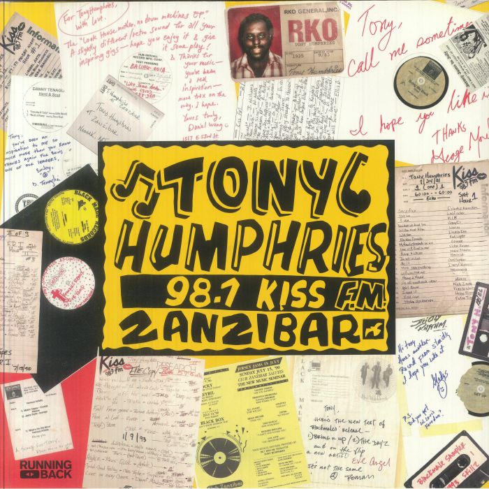 HUMPHRIES, Tony/VARIOUS - Running Back Mastermix: Kiss FM Zanzibar Years Part 1 vinyl sleeve