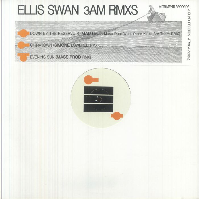 SWAN, Ellis - 3 AM remixes vinyl sleeve