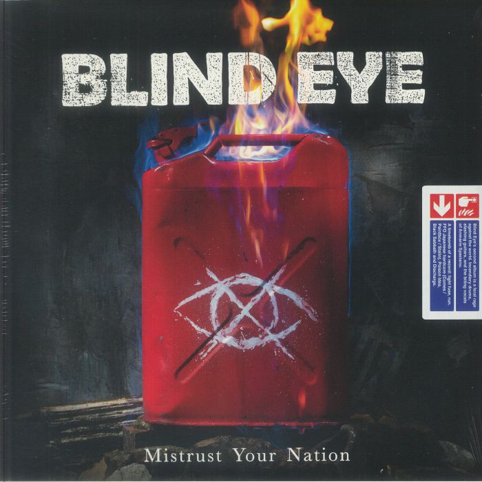 BLIND EYE - Mistrust Your Nation vinyl sleeve