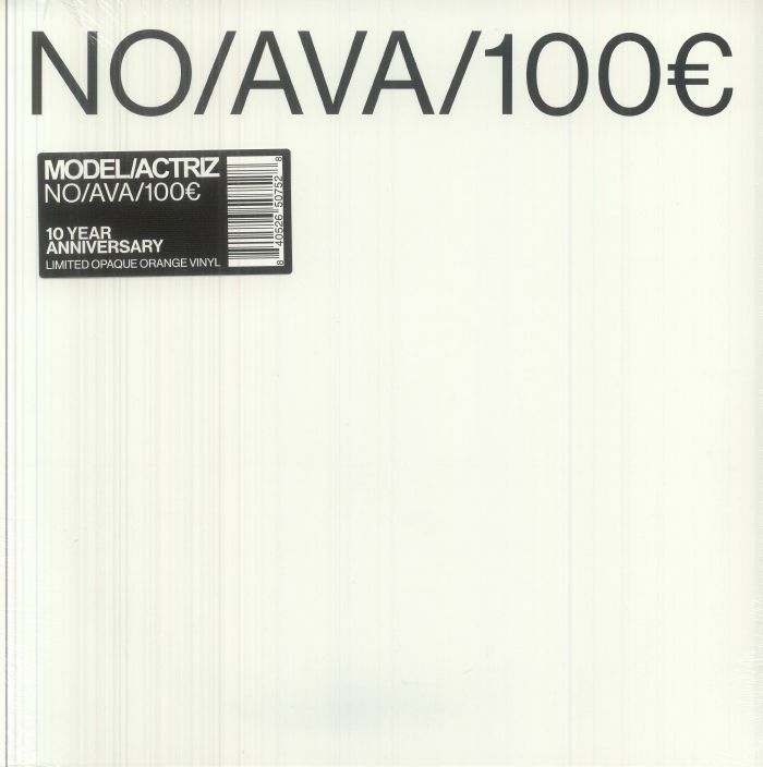 MODEL ACTRIZ - No/Ava/100 Euros (10th Anniversary Edition) vinyl sleeve