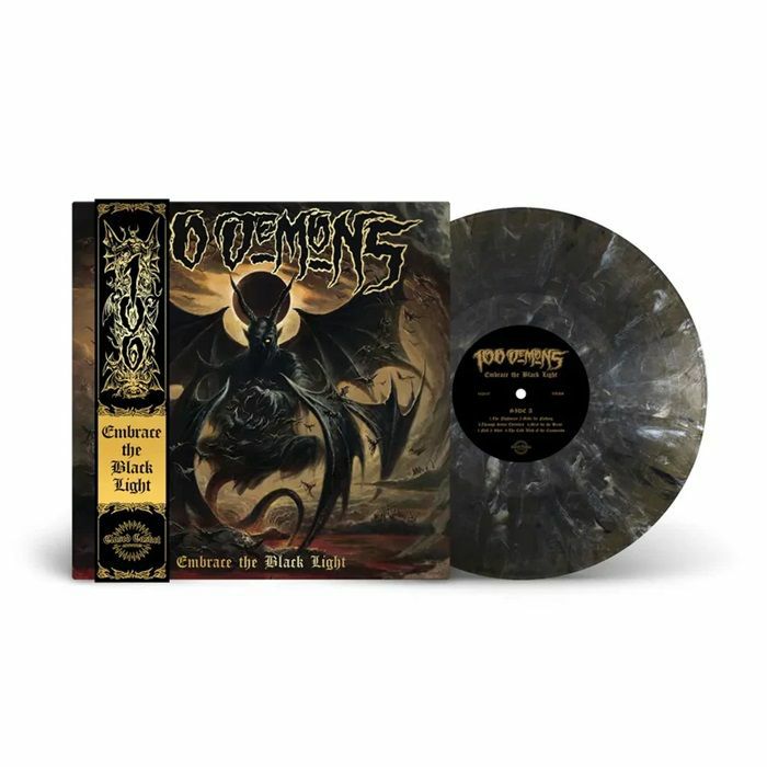 100 DEMONS - Embrace The Black Light vinyl sleeve