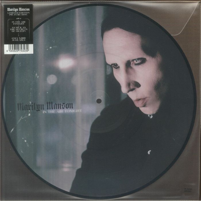 MARILYN MANSON - In The Air Tonight vinyl sleeve