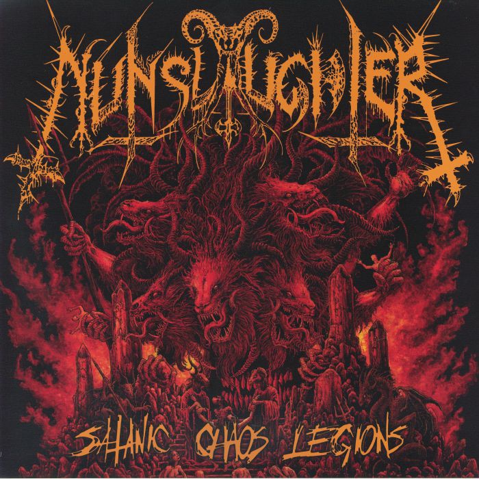NUNSLAUGHTER - Satanic Chaos Legions vinyl sleeve