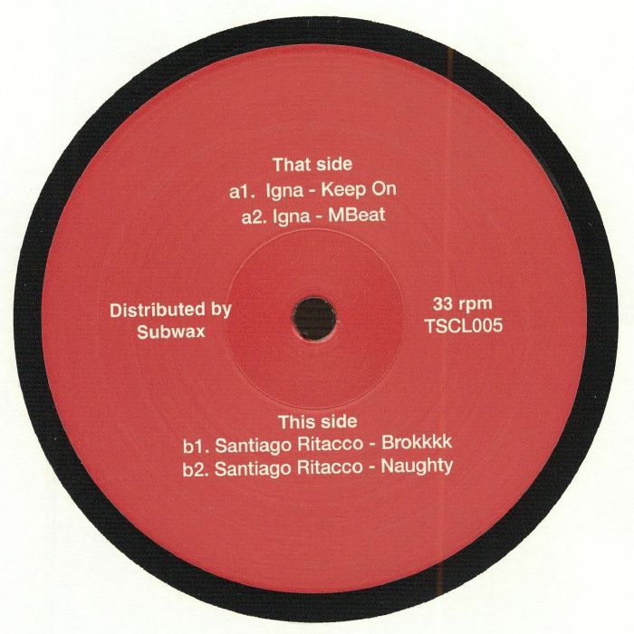 IGNA/SANTIAGO RITACCO - TSCL 005 vinyl sleeve