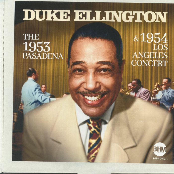 ELLINGTON, Duke - The 1953 Pasadena & 1954 Los Angeles Concert vinyl sleeve